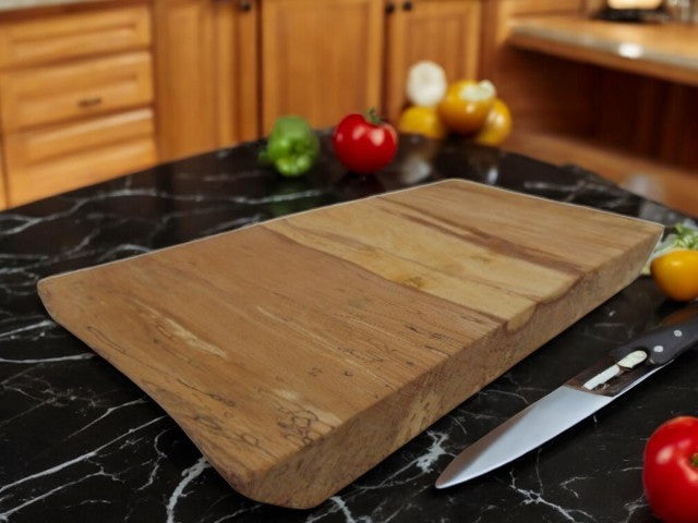 Natural Live Edge Wooden Chopping Board