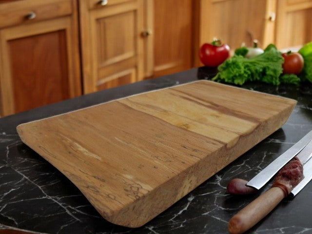 Natural Live Edge Wooden Chopping Board