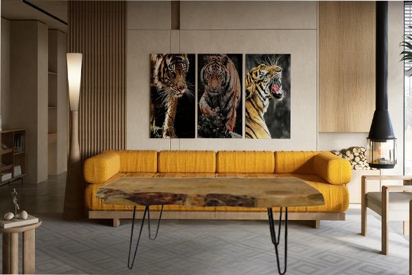 Live Edge Contemporary English Beech Coffee table