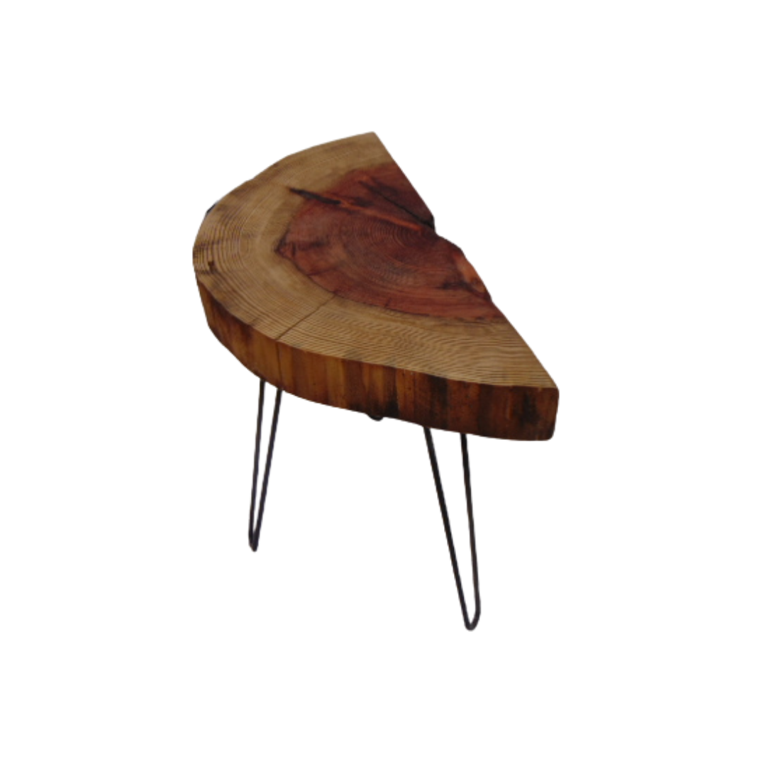 Half Moon English Redwood Consort Table