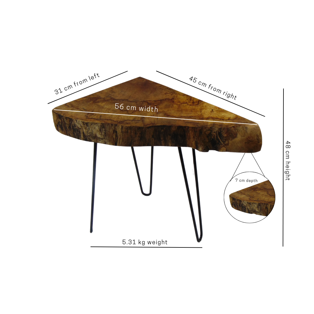 English Spalted Beech with English Wax Finish