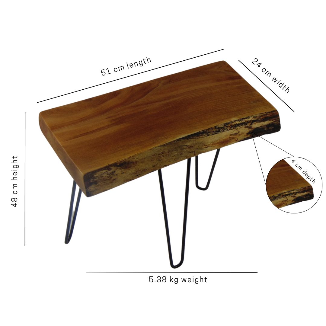 Cambridgeshire English Beech Side Table
