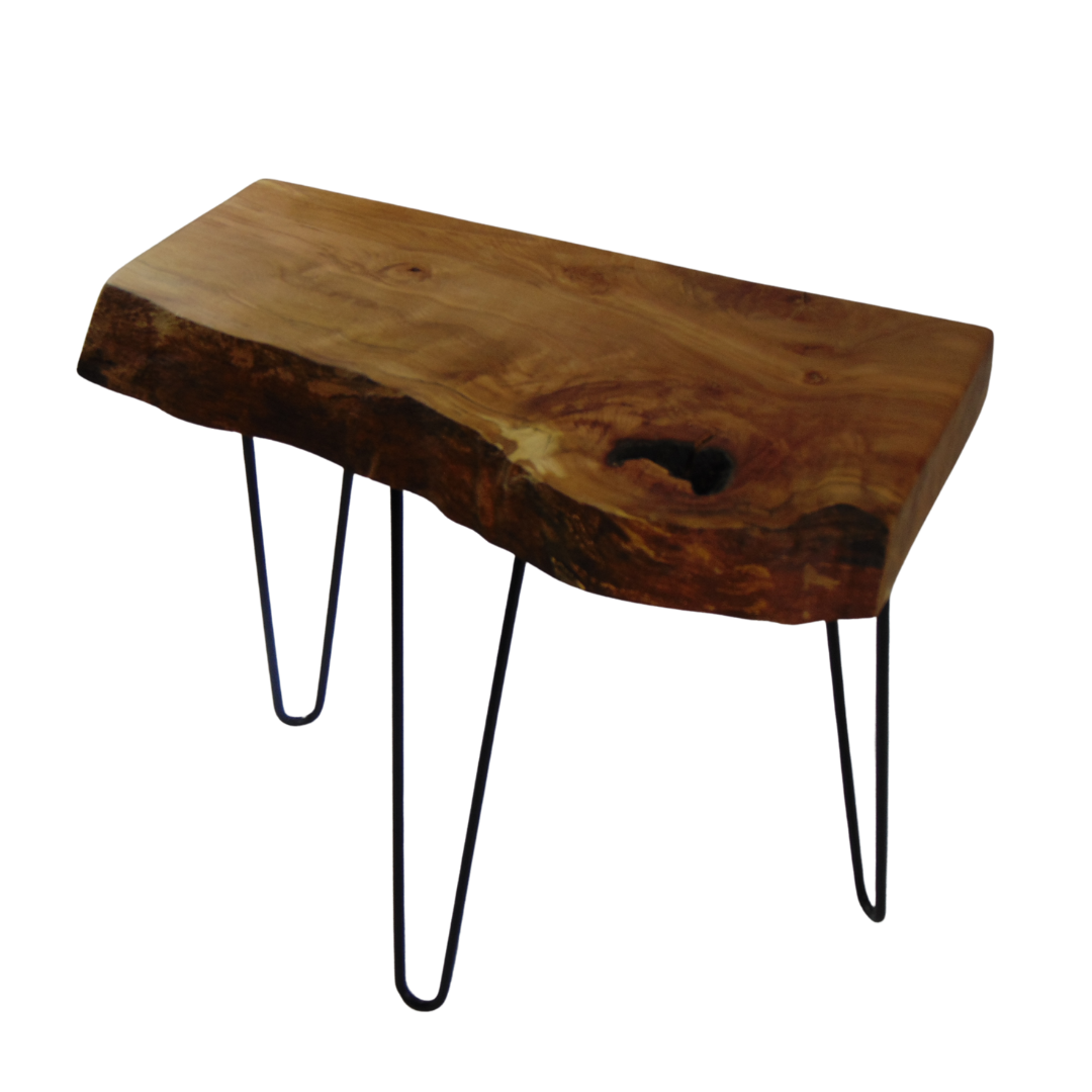 Handcrafted English Beech Table with Beeswax Finish