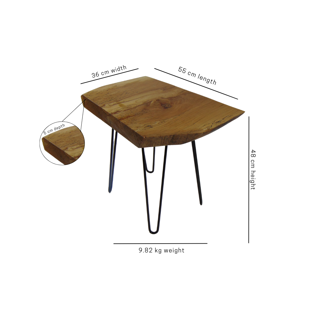 English Beech side table