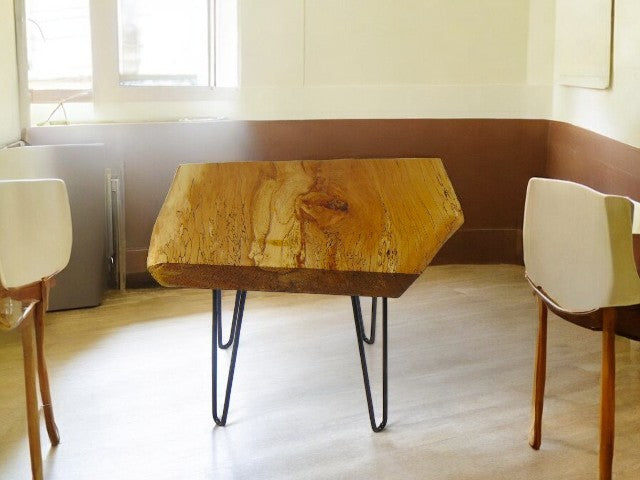 English Beech side table
