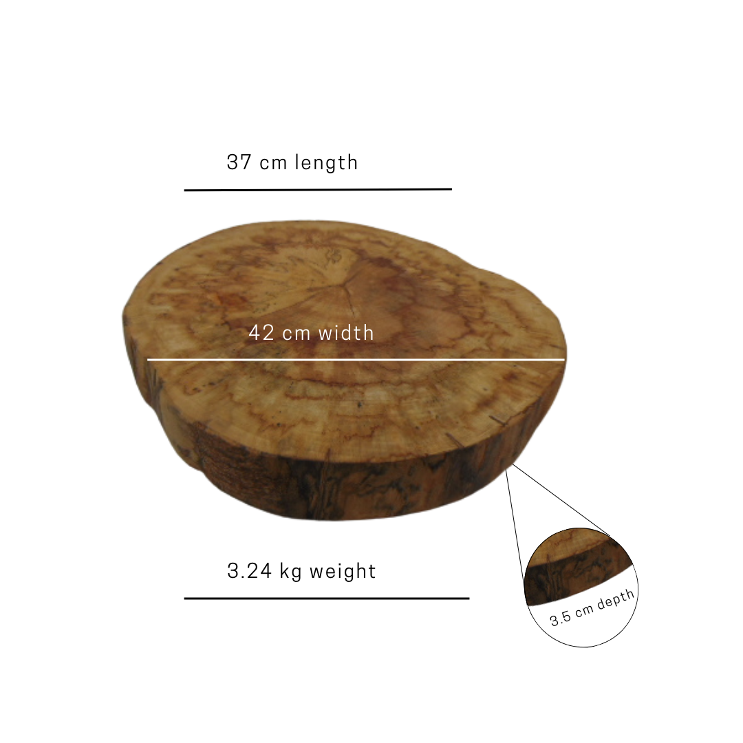 Historic Cambridgeshire Round Chopping Board