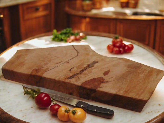 Historic Cambridgeshire Live Edge Chopping Board