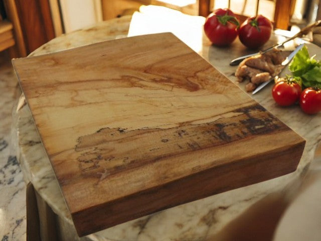 Historic Cambridge Spalted Beech Chopping Board