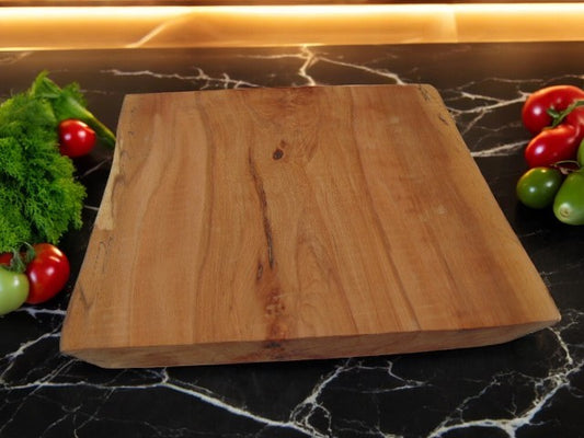 Thick Live Edge Wooden Chopping Board