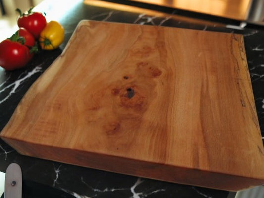 Rustic Live Edge Chopping and Charcuterie Board