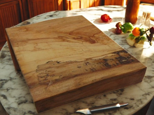 Historic Cambridge Spalted Beech Chopping Board